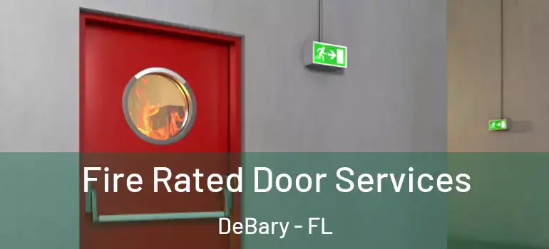  Fire Rated Door Services DeBary - FL