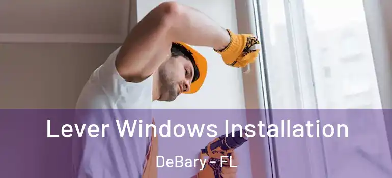  Lever Windows Installation DeBary - FL