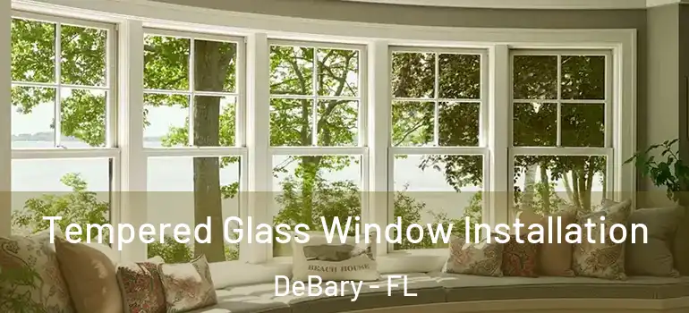  Tempered Glass Window Installation DeBary - FL